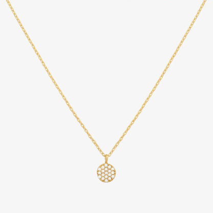 Circle cubic pendant necklace by Tiffany