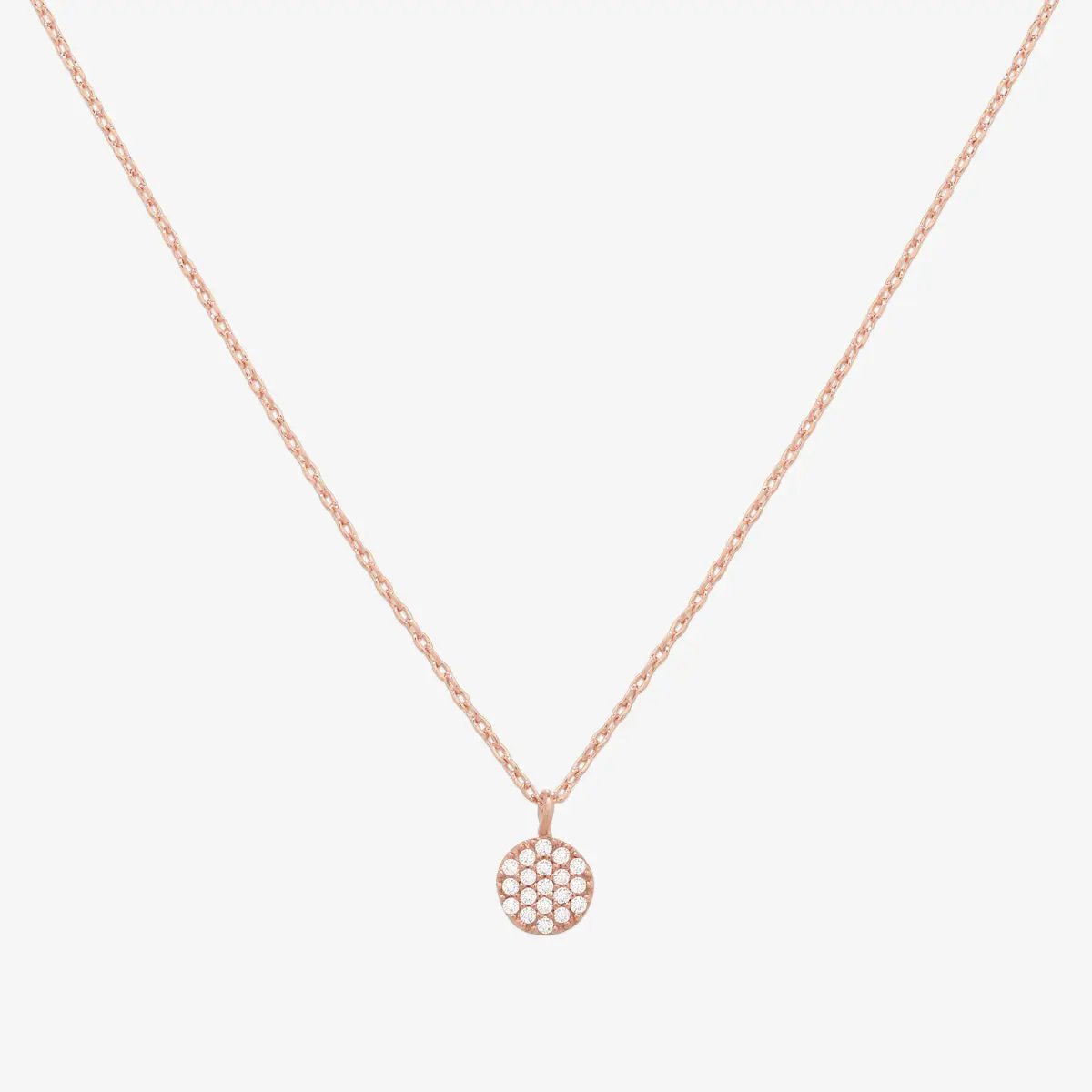 Circle cubic pendant necklace by Tiffany