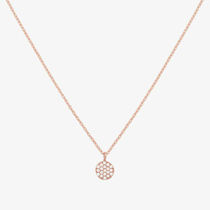 Circle cubic pendant necklace by Tiffany