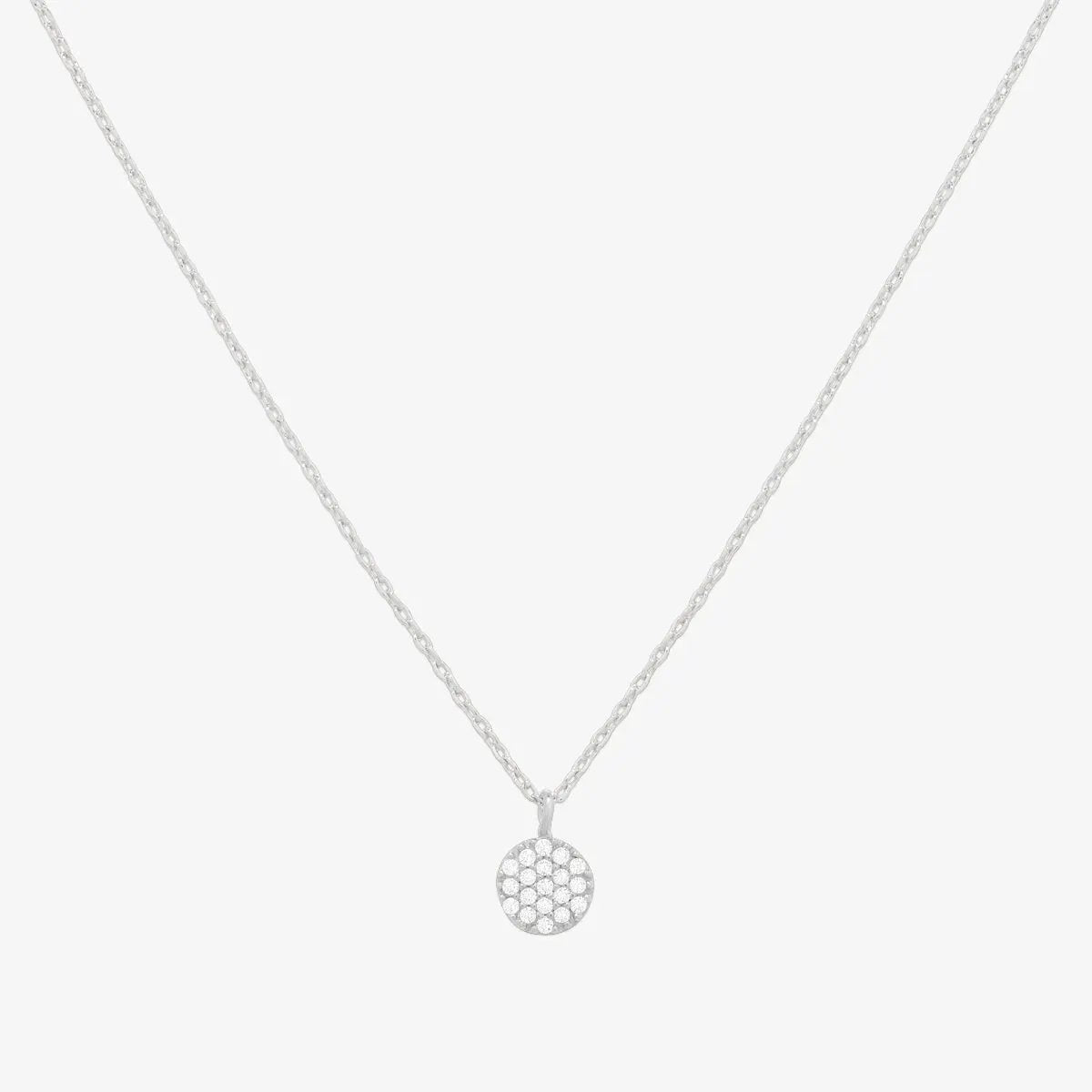 Circle cubic pendant necklace by Tiffany