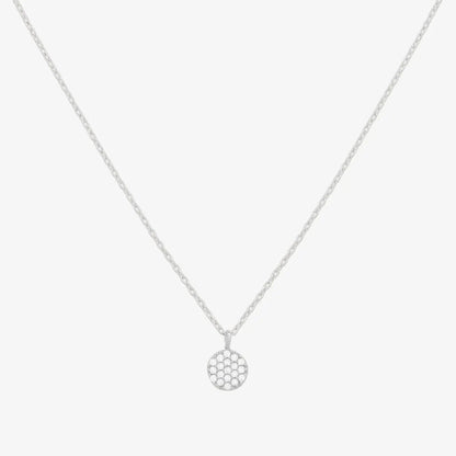 Circle cubic pendant necklace by Tiffany