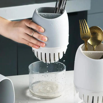 Nordic Self-Draining Utensil Holder by Cashymart