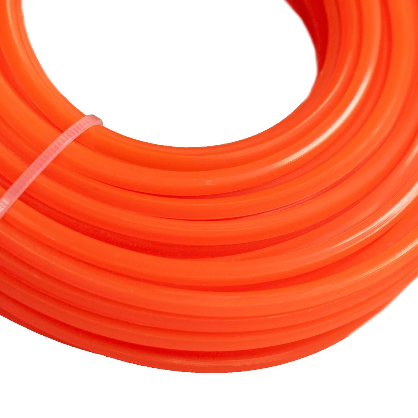 15m Twisted Orange Square Trimmer Line, 2.7mm by Costwise