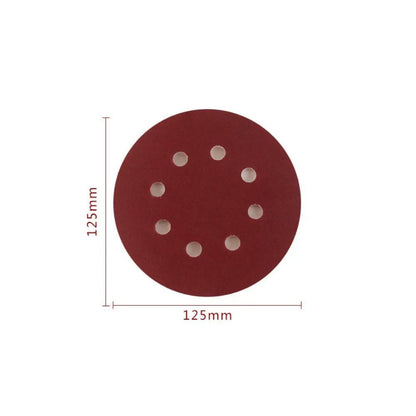 125mm 5 inch 8 Hole Sanding Discs 60 Grit Paper Sanding Disc ~2351 by LEDSone