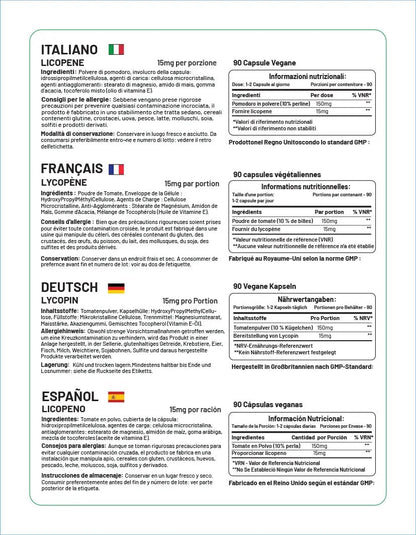 Lycopene 15mg 90 Capsules by Prowise Healthcare by Prowise Healthcare