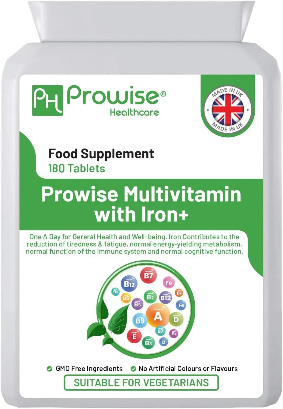 Multivits and Iron+ 180 Tablets by Prowise Healthcare by Prowise Healthcare