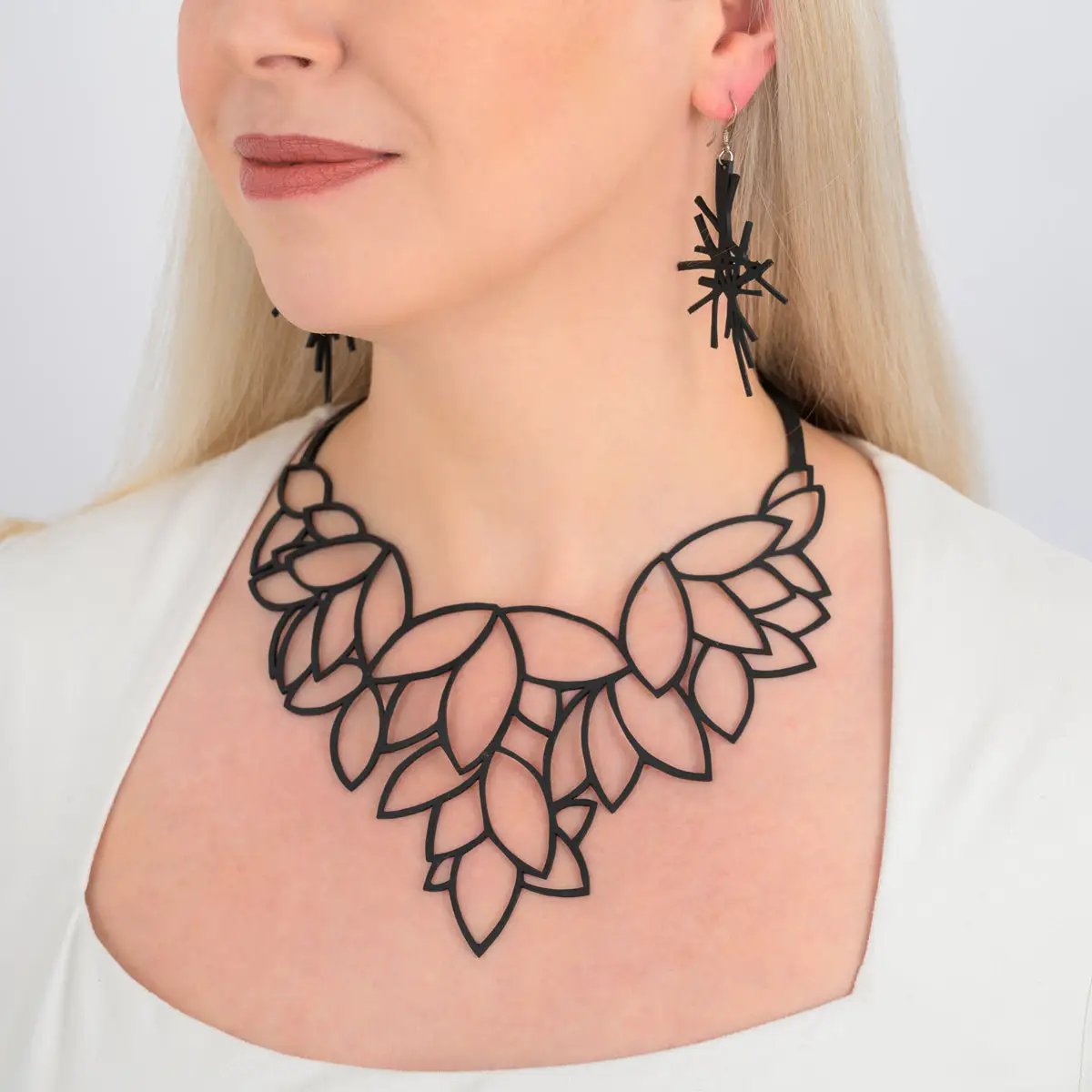Sparkle Recycled Rubber Earrings by Paguro Upcycle