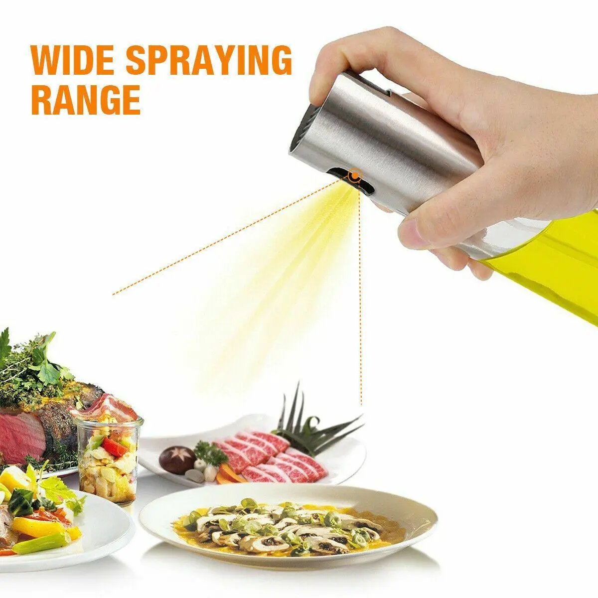 Precision Olive Oil Spray Bottle - Eco-Friendly Kitchen Essential! by Cashymart