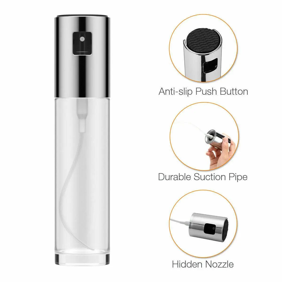 Precision Olive Oil Spray Bottle - Eco-Friendly Kitchen Essential! by Cashymart