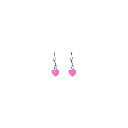 Rose Pink Hearts Earrings, Playing Cards inspired Queen of Hearts | by lovedbynlanla by Lovedbynlanla