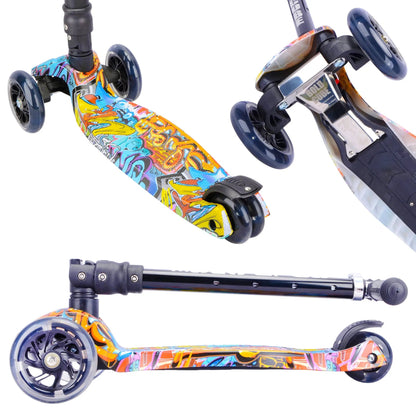 Street Graffiti - Big 3 Wheel Scooter by BOLDCUBE Scooters