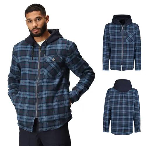 Mens Fleece Lined Check Shirt TRS205 by Regatta