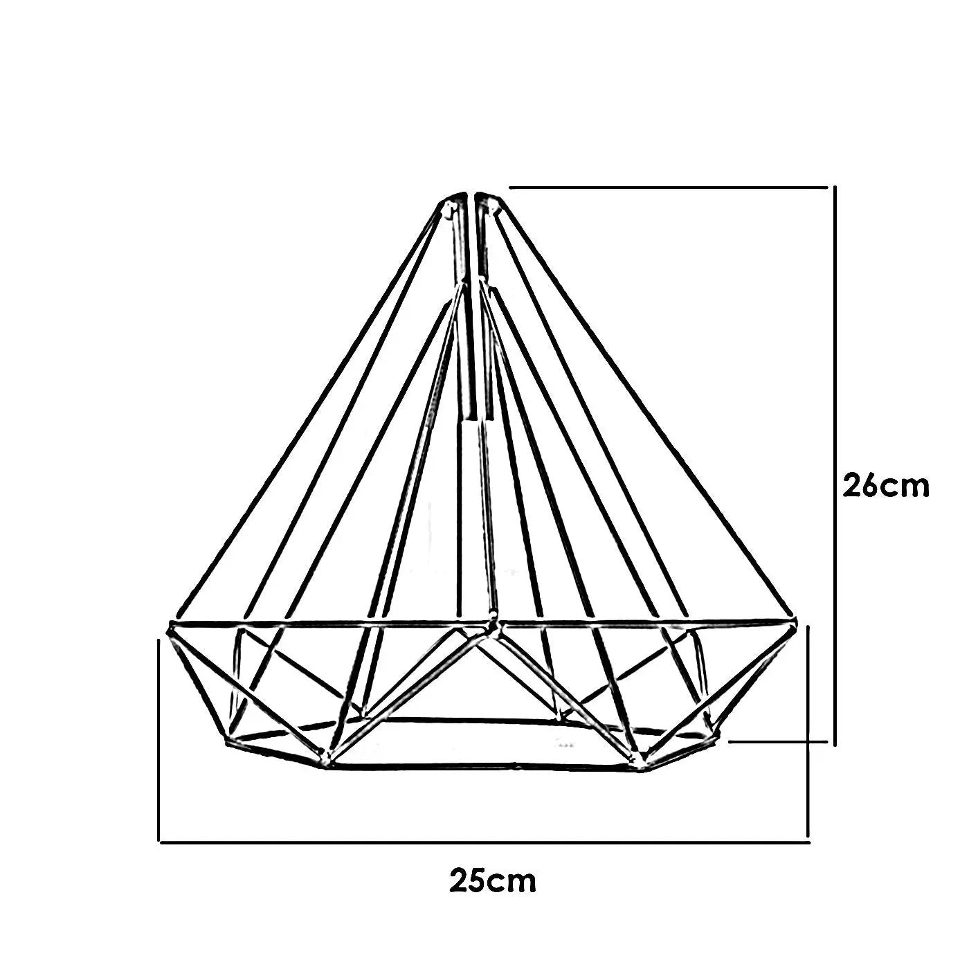 Green Geometric Wire Cage Ceiling Pendant Light Lamps Shade~1990 by LEDSone