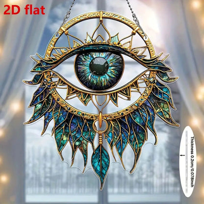 1PcEvil Eyes Hanging Decoration Hanging Pendant Wind Chime Suncatcher Home Window Ornament Garden Decor Car Interior Decoration by All Mart Bristol Ltd