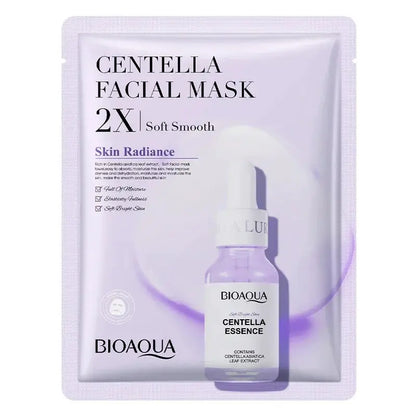10pcs Centella Collagen Face Mask Moisturizing Refreshing Sheet Masks Hyaluronic Acid Facial Anti-Wrinkle Anti-aging Mask by All Mart Bristol Ltd