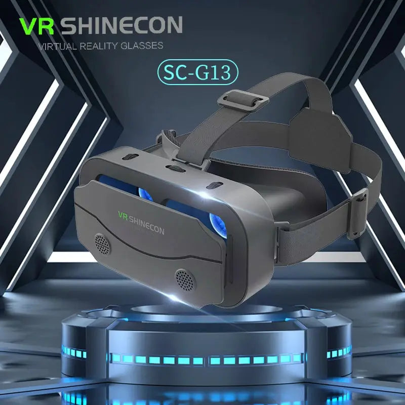 VR Glasses Virtual Reality Headset Viar Devices Helmet 3D Lenses Smart Goggles For Smartphones Phone Mobile Gogle Game Accessory by All Mart Bristol Ltd