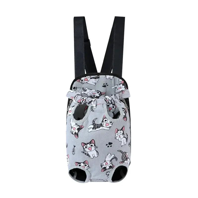 Adjustable Cat Carrier Bag Pet Double Shoulder Backpack Portable Bag Outdoor Travel Camping Hiking Cat Bag Dog Bag by All Mart Bristol Ltd