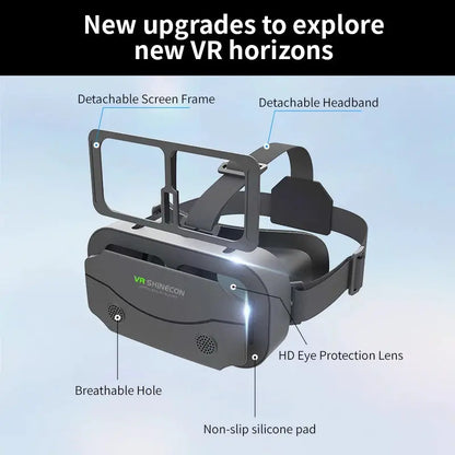 VR Glasses Virtual Reality Headset Viar Devices Helmet 3D Lenses Smart Goggles For Smartphones Phone Mobile Gogle Game Accessory by All Mart Bristol Ltd