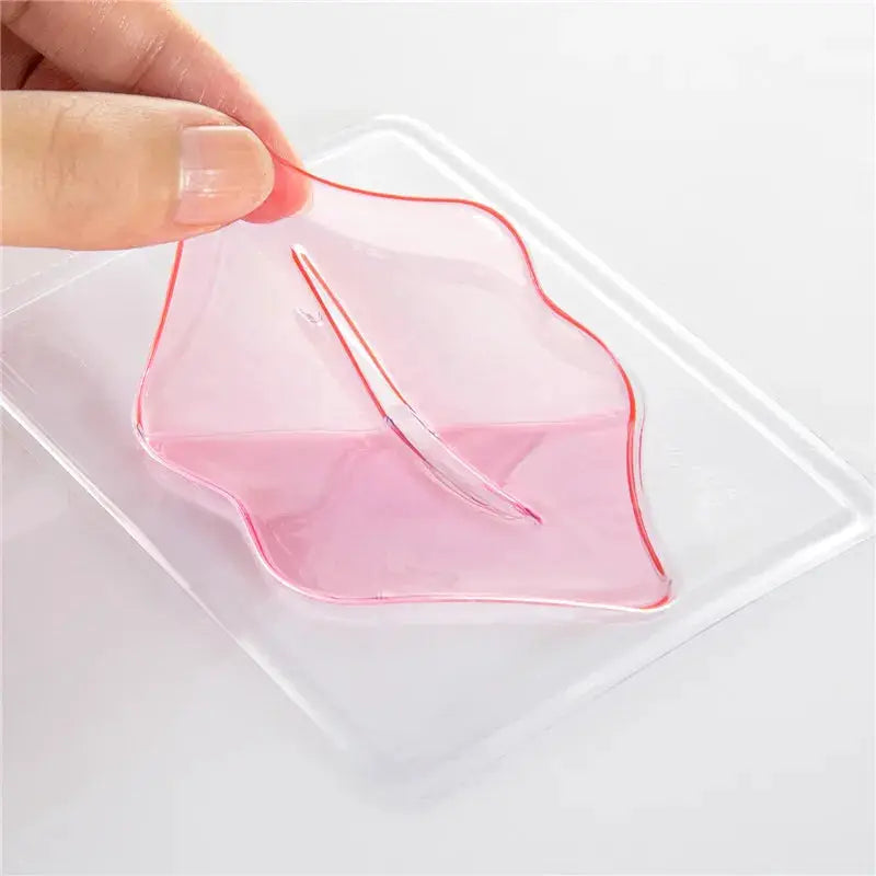5pcs Crystal Collagen Lip Mask Lips Plumper Pink Lip Patches Moisture Nourishing Essence Korean Cosmetics Skin Care for Beauty by All Mart Bristol Ltd