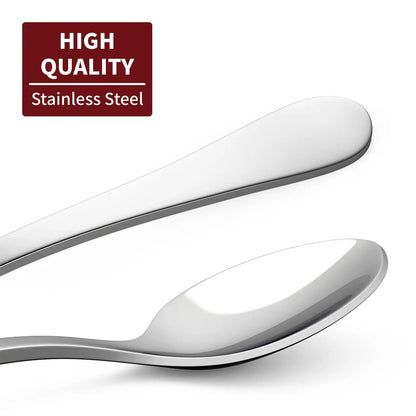Vinsani 12pcs SSLong Hndle Latte Spns 1010049 by Vinsani