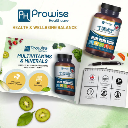 A-Z Multivitamins & Minerals - 365 Vegan Multivitamin Tablets by Prowise Healthcare