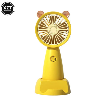 USB Mini Handheld Fan Outdoor Mini Creative Desktop Office Mute Charging Portable Handheld Fan by All Mart Bristol Ltd