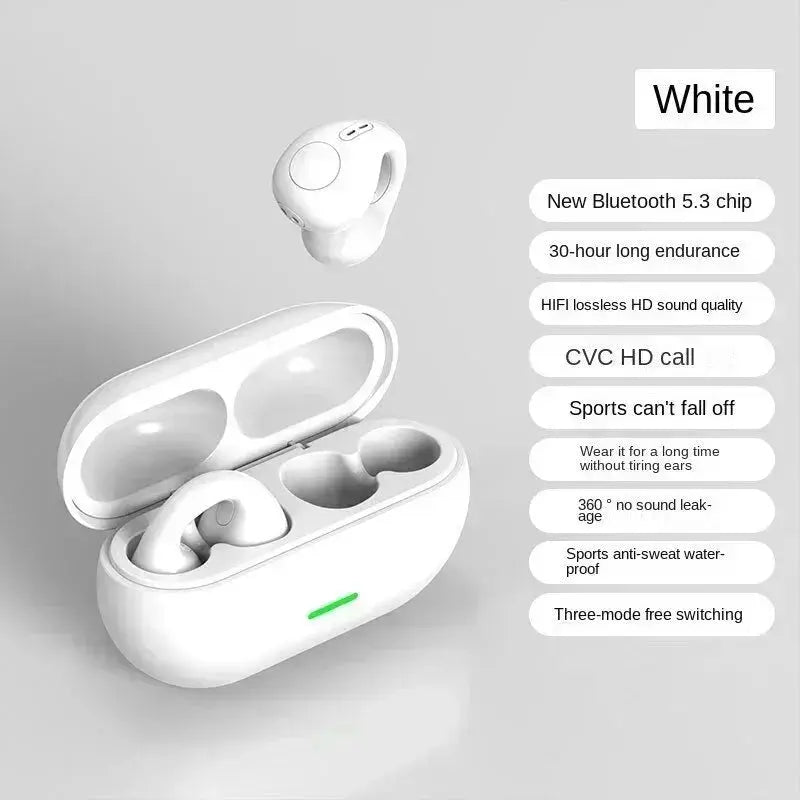 New Original T75 Bone Conduction Wireless Bluetooth 5.3 Headphones Sports Earphones HiFi Sound Quality Waterproof TWS Headset by All Mart Bristol Ltd