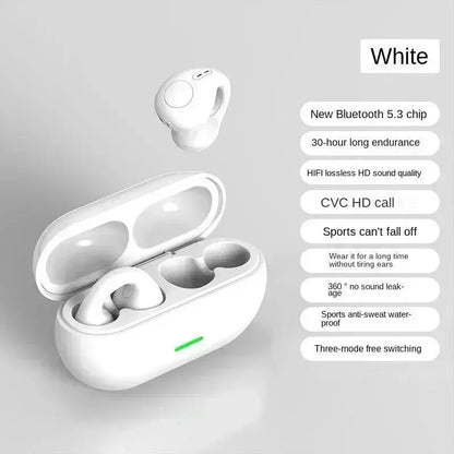New Original T75 Bone Conduction Wireless Bluetooth 5.3 Headphones Sports Earphones HiFi Sound Quality Waterproof TWS Headset by All Mart Bristol Ltd