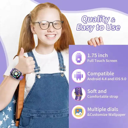 New Kids Smart Watch Child HD Touch Screen Games Smartwatch Music Watch Boy Girl Gift Children Smartwatch For IOS Android by All Mart Bristol Ltd