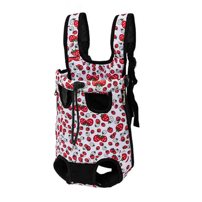 Adjustable Cat Carrier Bag Pet Double Shoulder Backpack Portable Bag Outdoor Travel Camping Hiking Cat Bag Dog Bag by All Mart Bristol Ltd