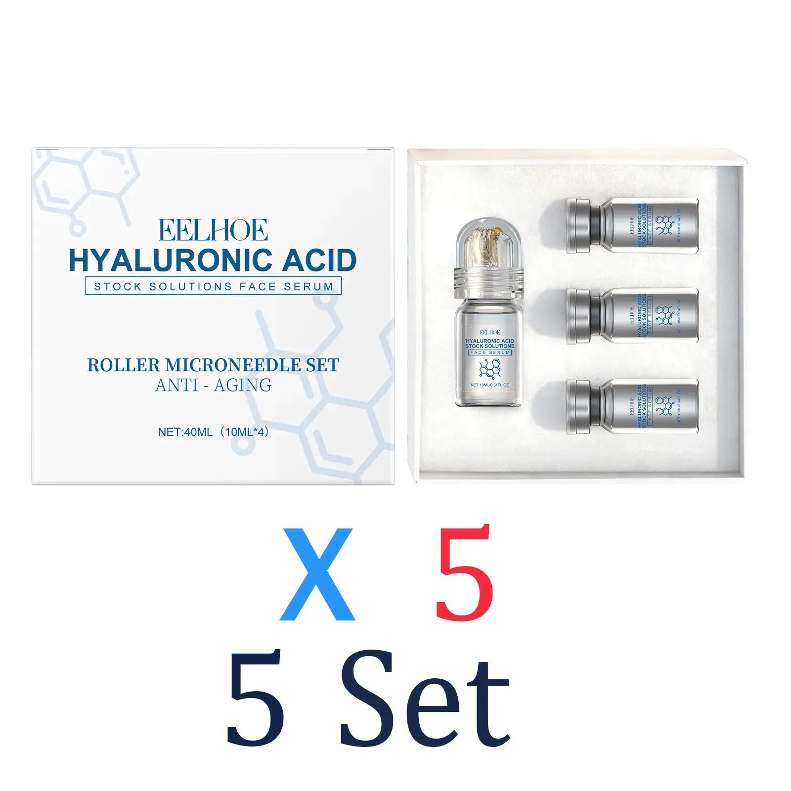 Niacinamide Microneedle serum Facial serum Kit 0.25mm Moisturizing Skin nourishing Winter skincare Face Roller Day cream 30ml by All Mart Bristol Ltd