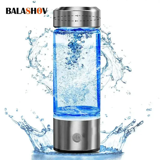 Hydrogen-Rich Water Cup Portable Electric Hydrogen Rich Water Generator Bottle Titanium Quality Filter Healthcare Water Cup USB by All Mart Bristol Ltd