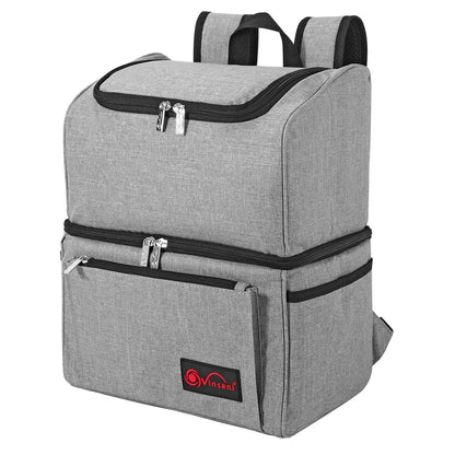 VINSANI GREY BACKPACK COOLER BAG by Vinsani