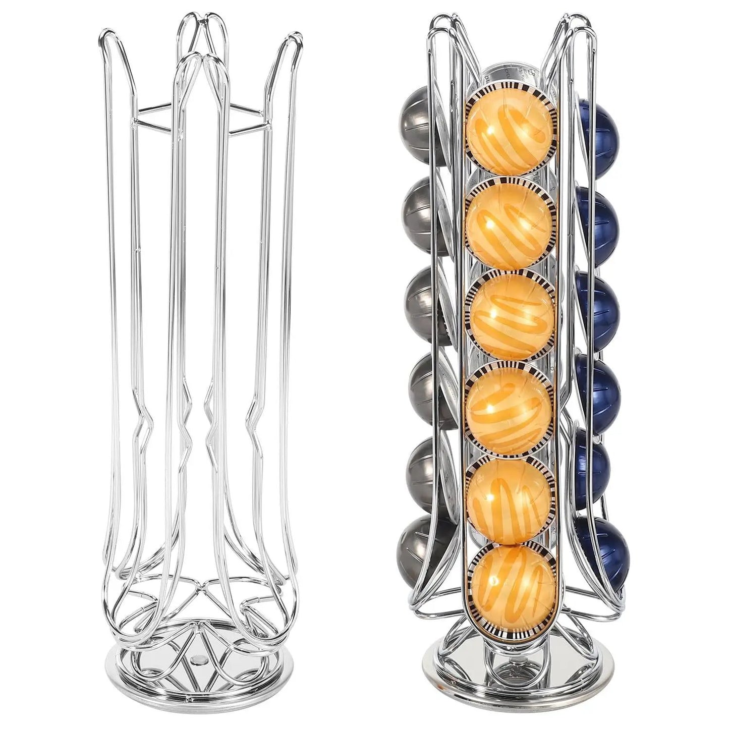 VINSANI CHROME 24 COFFEE POD STAND 1010279 by Vinsani
