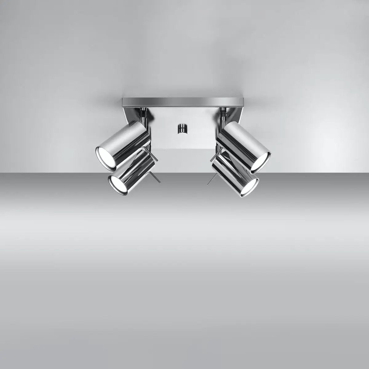 Ceiling lamp steel Ring modern Design GU10 by Sollux Lighting