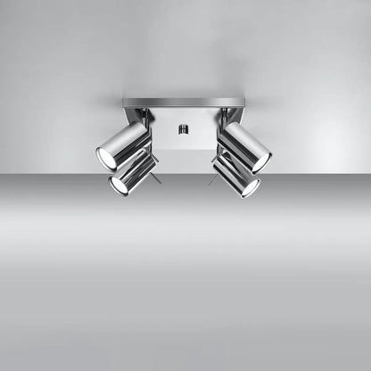 Ceiling lamp steel Ring modern Design GU10 by Sollux Lighting
