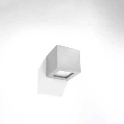 Wall lamp ceramics, glass Leo modern Design E27 by Sollux Lighting