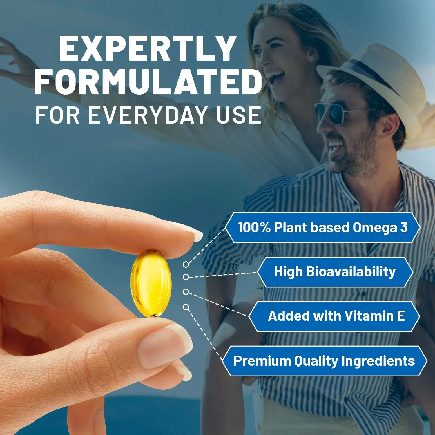 Prowise Vegan Omega-3 DHA from Algae Oil | 60 Softgels with Vitamin E by Prowise Healthcare