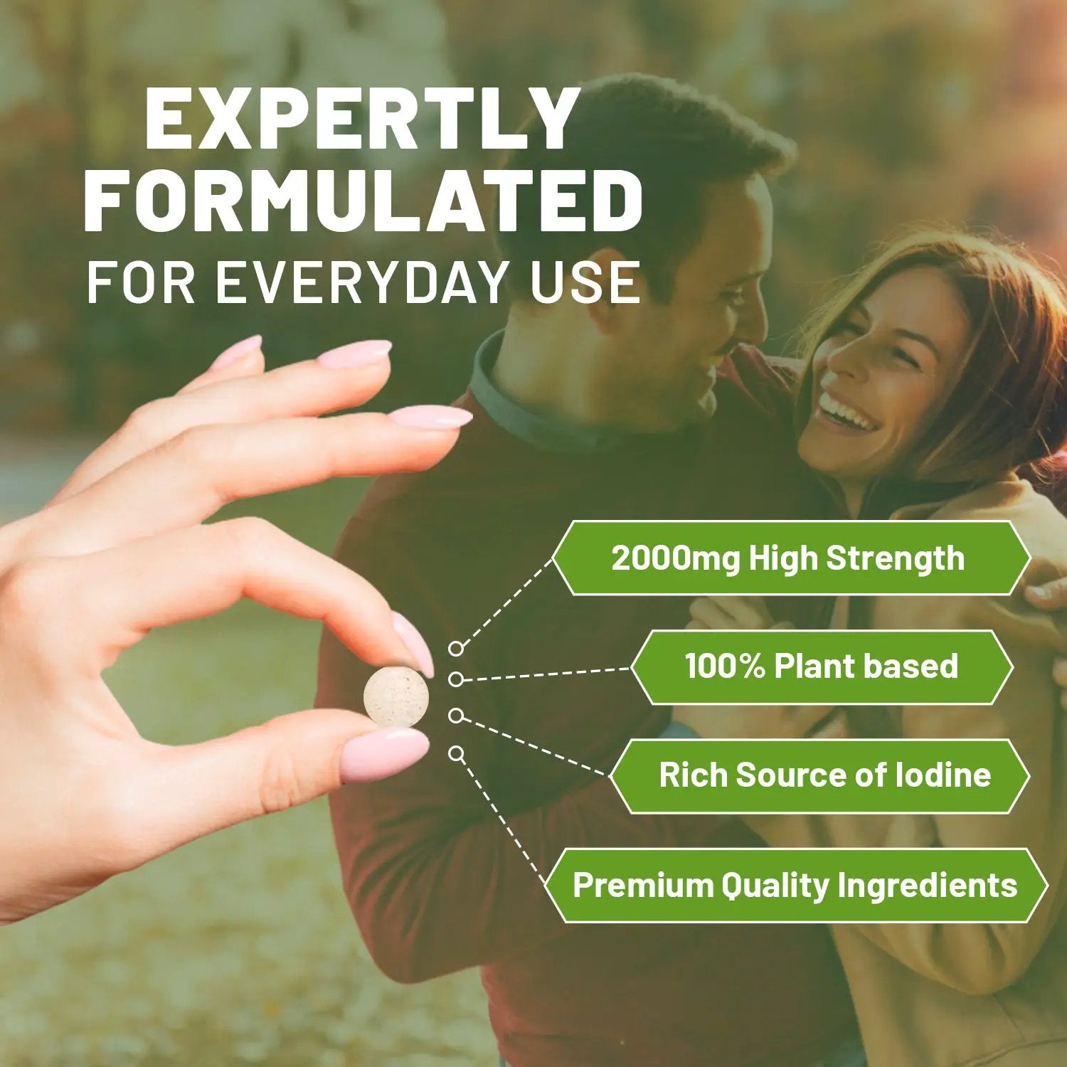 Sea Kelp 2000mg 200 Vegan Tablets | Natural Source of Iodine | Premium Ingredients | Proudly made in the UK by Prowise by Prowise Healthcare