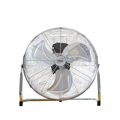 Neo High Velocity Chrome Metal Floor Freestanding Fan � 16 Inch by Neo