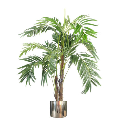 LARGE Artificial Palm Trees Metal Planters - Choice of Size and Colour by Leaf