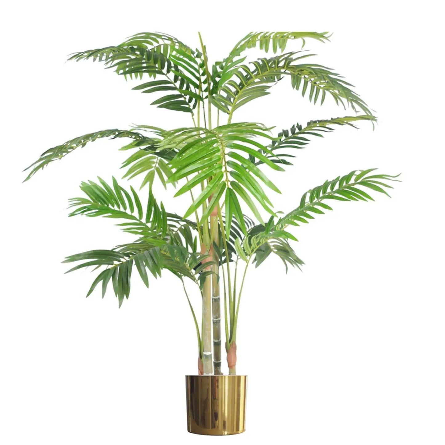 LARGE Artificial Palm Trees Metal Planters - Choice of Size and Colour by Leaf