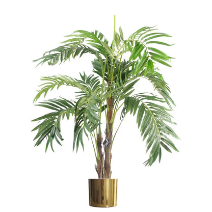 LARGE Artificial Palm Trees Metal Planters - Choice of Size and Colour by Leaf