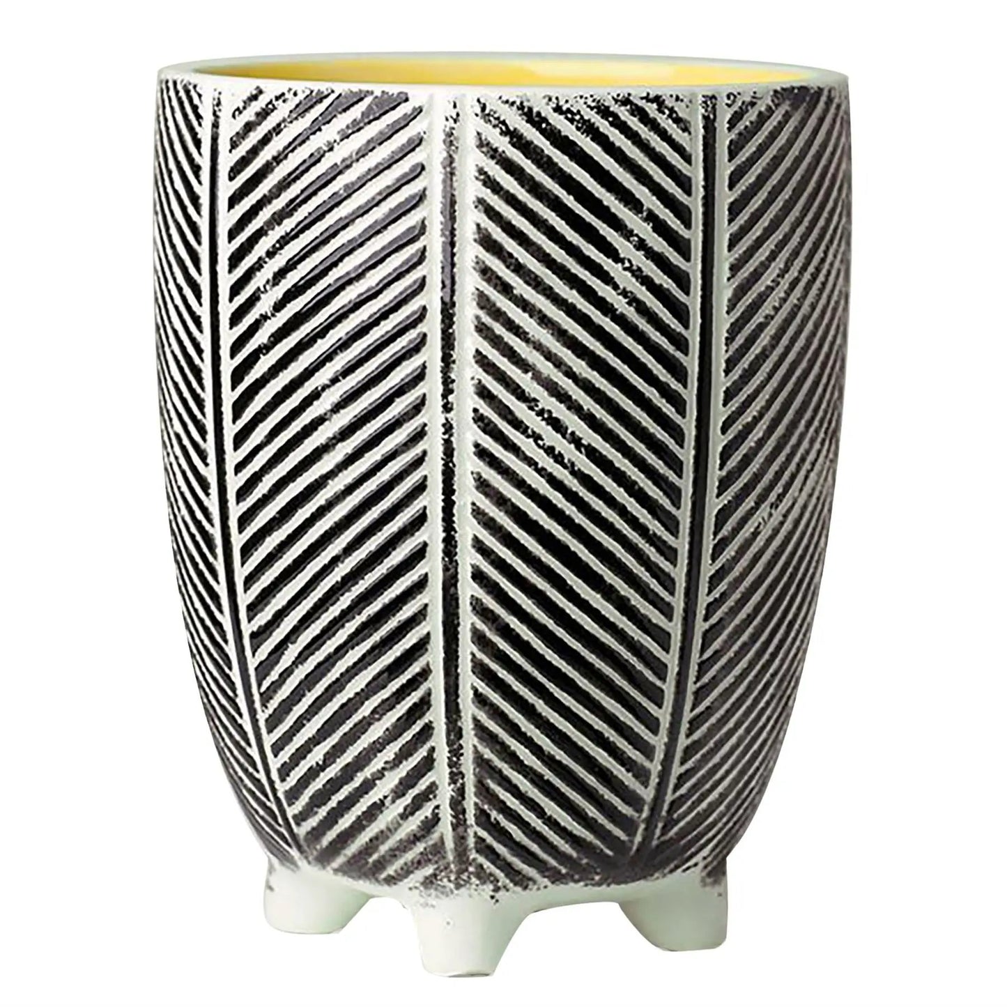 Artificial Plants Mini Desktop Ceramic Planters Displays Home Decor Leaf Design UK Limited by Leaf