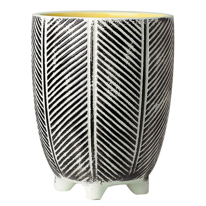 Artificial Plants Mini Desktop Ceramic Planters Displays Home Decor Leaf Design UK Limited by Leaf