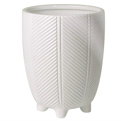 Artificial Plants Mini Desktop Ceramic Planters Displays Home Decor Leaf Design UK Limited by Leaf