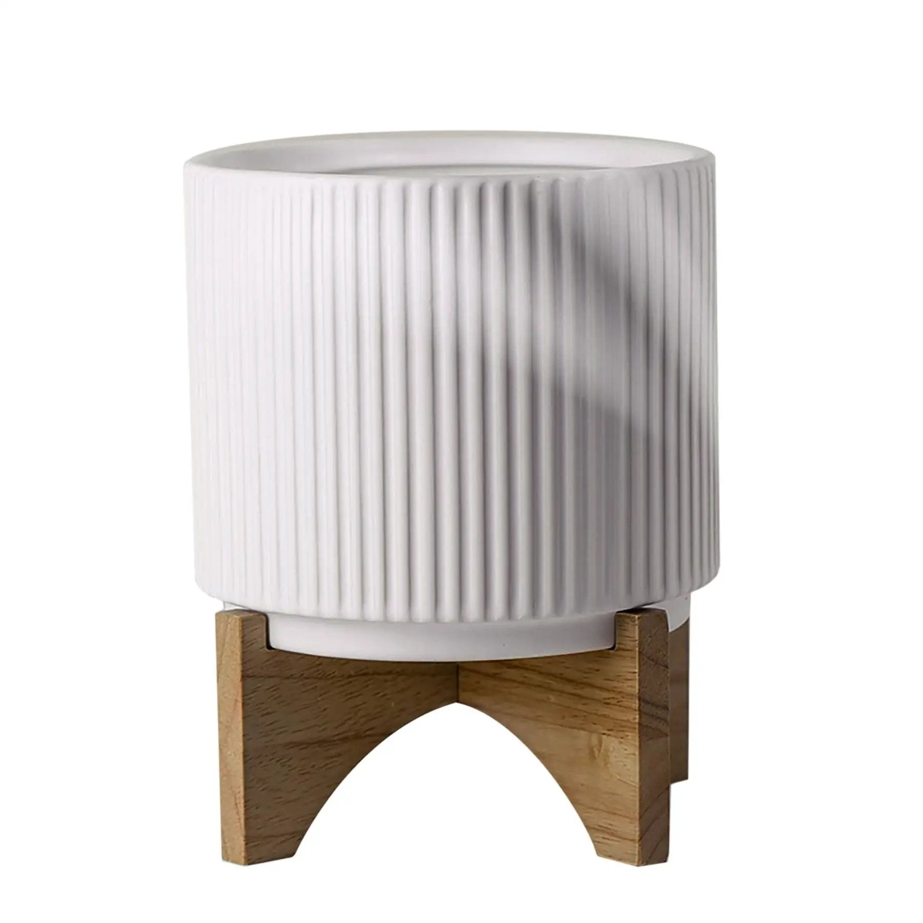 Artificial Plants Mini Desktop Ceramic Planters Displays Home Decor Leaf Design UK Limited by Leaf