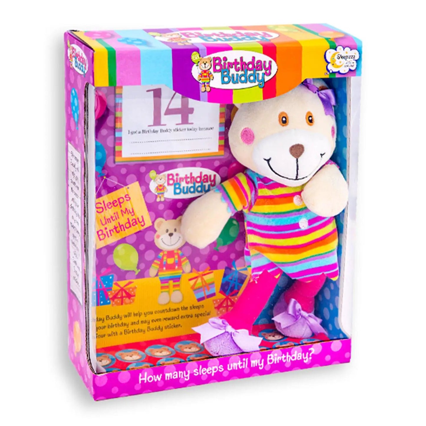 Birthday Buddy (Girl) & (Boy) Count Down Birthday Bear Toy[Birthday Buddy - Girl] by Birthday Buddy