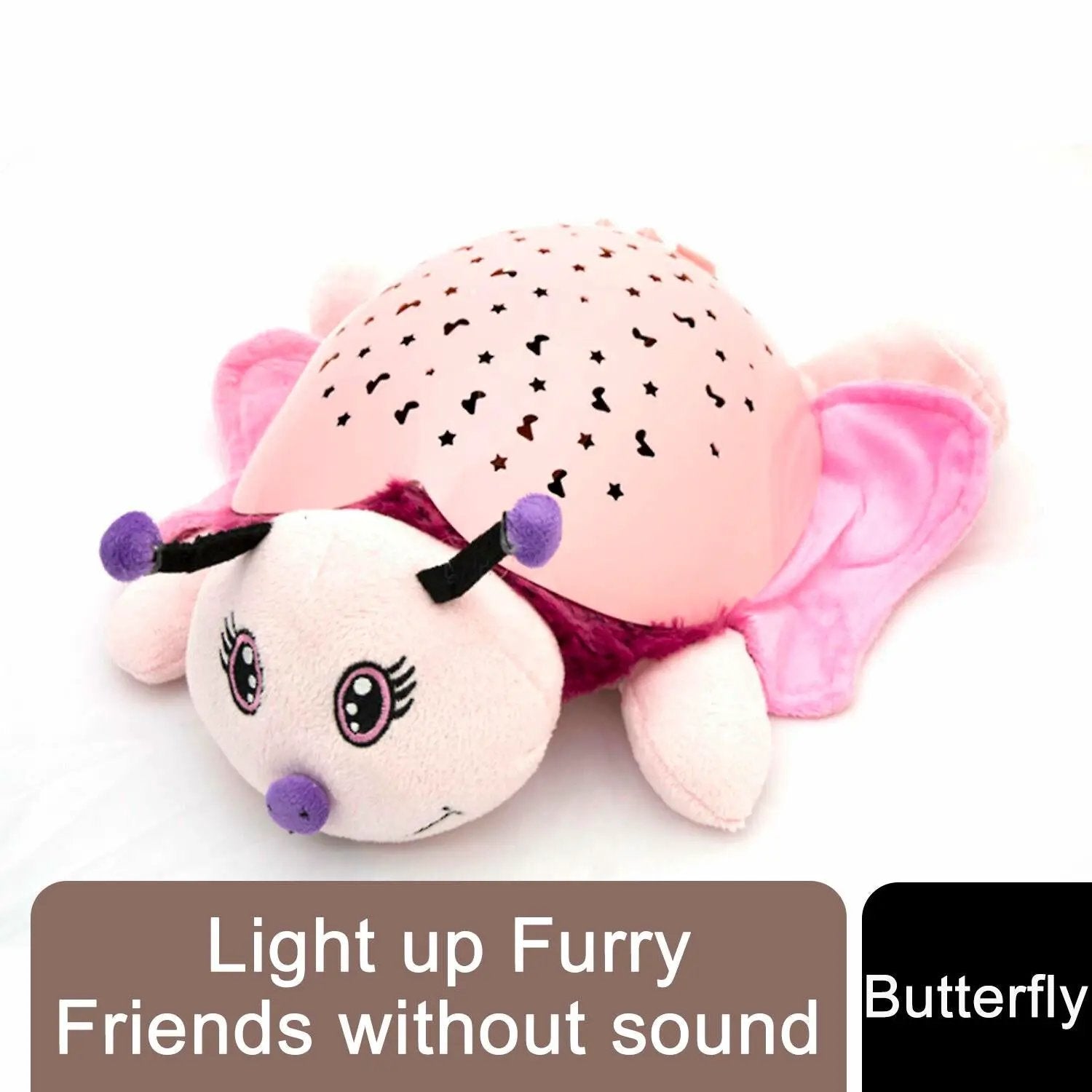 Light up Furry Friends without sound - Butterfly by Light up Furry Friend