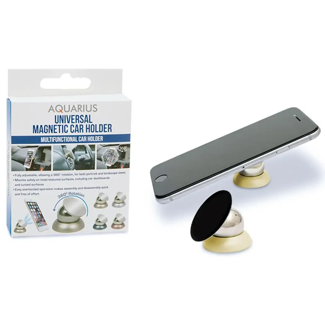 Aquarius Universal Magnetic Smartphone CarMount PhoneHolder 360°Degree Rotatable by Aquarius